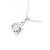 Autre Marque Collana in oro bianco Au750 e diamanti Plata - vista 3