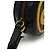 Borsa a tracolla in pelle vernice Gucci Game Patch Logo Nero Giallo - vista 5