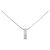 Autre Marque Collana in oro bianco Au750 e diamanti Argento