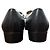 Scarpe con lacci in pelle Salvatore Ferragamo Nero Bianco - vista 4