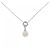 Autre Marque Collana di Perle Akoya in K18WG Argento