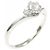 Autre Marque PT900 Platin Diamantring Silber