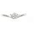 Autre Marque PT900 Platin Diamantring Silber - Ansicht 2