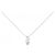 Autre Marque Collana in platino e diamanti Argento