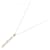 Autre Marque Au750 Freshwater Pearl Necklace Golden  - view 2