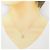 Autre Marque Au750 Blumen-Diamant-Halskette Golden - Ansicht 6