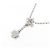 Autre Marque Collana fiore in diamante e platino Argento - vista 4