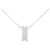 Autre Marque Collana in platino e diamanti Argento
