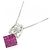 Autre Marque Collana con rubino e diamanti Au750 Argento - vista 3