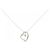 Autre Marque Collana in oro bianco 10K e diamanti Argento