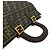 Fendi Zucca Canvas Leder Handtasche Braun Schwarz Khaki - Ansicht 5