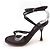 Sandali in pelle Bottega Veneta Bronzo Marrone scuro - vista 5