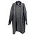 Burberry Schwarzer Trenchcoat mit Samtkragen