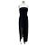 Autre Marque Schwarzes trägerloses Kleid