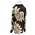 Autre Marque Blusa fluida de seda estampada marrón SIR Castaño - vista 2