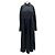 Max Mara Vestido camisero negro de algodón