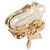 Anello Roland Schad Oro Giallo e Perla Barocca D'oro