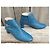 Botines de cuero azul Repetto - vista 2