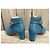 Botines de cuero azul Repetto - vista 4