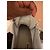 Miu Miu Sneaker aus grauem Canvas mit Kristallbesatz Weiß Hellblau - Ansicht 11