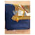 Hermès Seidentuch Weiß Blau Gold hardware  - Ansicht 15