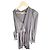 Vestido corto de seda azul Zadig & Voltaire