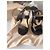 Sandali con tacco Jimmy Choo in pelle e scamosciato neri Nero - vista 3