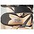 Sandali con tacco Jimmy Choo in pelle e scamosciato neri Nero - vista 6