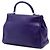 Hermès Purple Clemence Kelly II Retourne 32 Porpora - vista 2
