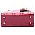 Lady Dior mini in vernice cannage rosso Bordò - vista 3