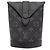 Pochette Envelope Louis Vuitton Black Monogram Eclipse Nero