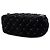 Clutch da polso Chanel in velluto trapuntato nero e diamanti - vista 2