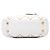 Dior Lady Dior Mini in agnello bianco cannage con borchie - vista 3