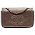 Chanel Brown Small Metallic Caviar CC Timeless Flap Marrom Bronze