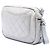 Camera Borsa a tracolla Chanel Silver CC Quilted Metallic Calfskin Street Allure Argento - vista 2