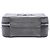 Vanity Beauty Case Chanel Gray Small Metallic Caviar CC Filigree Marrone Grigio antracite - vista 3