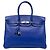 Hermès Blue Swift Birkin Retourne 35