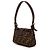 Borsa a tracolla Fendi in tela Zucca marrone - vista 2