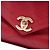 Chanel Red Small CC Chevron Calfskin Envelope Flap Rosso - vista 5