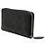 Louis Vuitton Black Monogram Mahina Zippy Long Wallet Schwarz - Ansicht 2