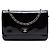 Wallet On Chain Portafoglio Chanel Black CC Patent On Chain Nero