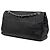 Chanel Black Maxi Embossed Calfskin 31 Rue Cambon Reissue 2.55 Double Flap Nero - vista 2