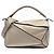 Bolsa Satchel Puzzle em couro de bezerro marrom Medium da LOEWE Bege
