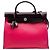 Hermès Pink Toile H Berline Herbag Zip 31 Rosa