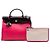 Hermès Pink Toile H Berline Herbag Zip 31 Rosa - vista 7