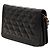 Portafoglio Chanel Boy in caviar trapuntato nero con catena - vista 2