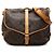 Louis Vuitton Marrone Monogram Saumur 35