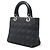 Lady Dior in blauem Cannage-Denim, Größe Medium Marineblau - Ansicht 2