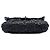 Chanel Black Medium Ruched Lambskin Astrakhan Flap Nero - vista 3