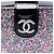 Camera Borsa a tracolla Chanel Multi Glitter Patent Evening On The Moon Multicolore - vista 5